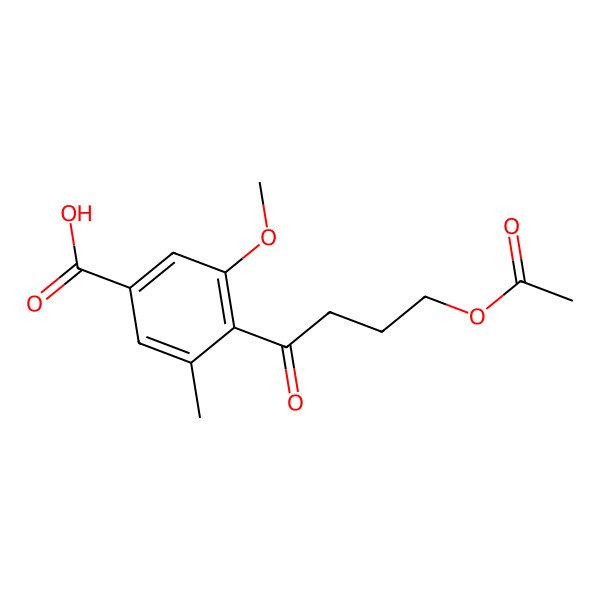 2D Structure of Pyrenochaetic acid F