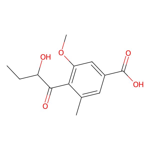 2D Structure of Pyrenochaetic acid G