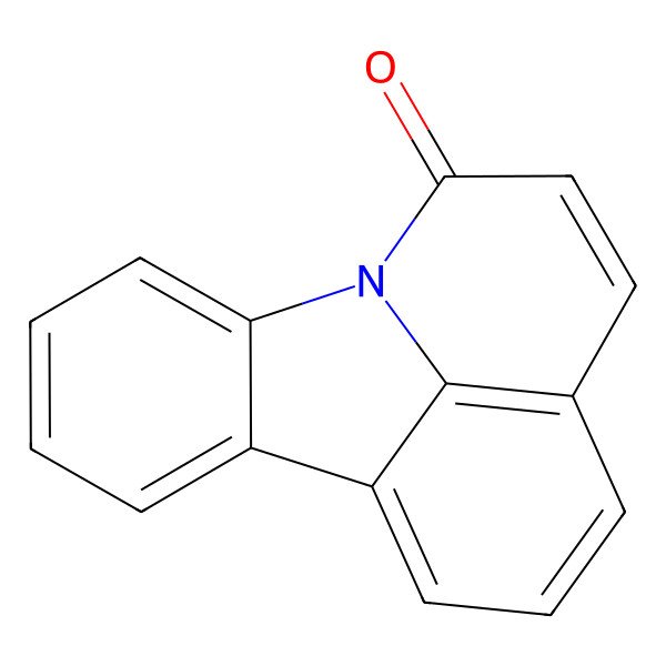 2D Structure of Pyrido[3,2,1-jk]carbazol-6one
