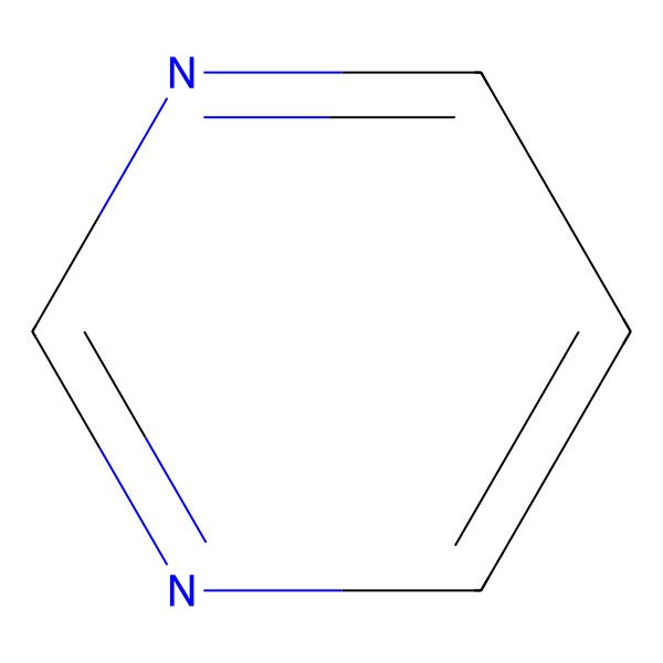 2D Structure of Pyrimidine