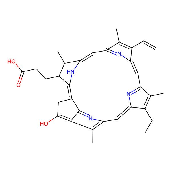 2D Structure of Pyropheophorbide a 2D Structure of Pyropheophorbide a