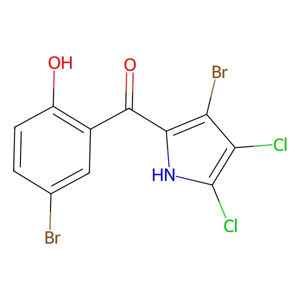 2D Structure of Pyrrolomycin F3