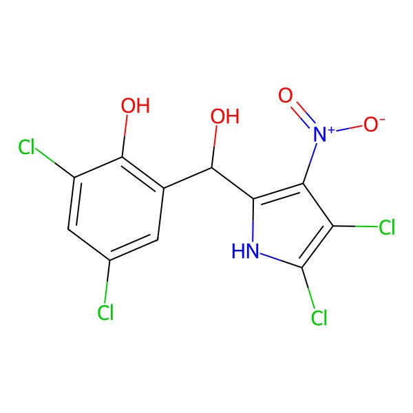 2D Structure of pyrrolomycin G