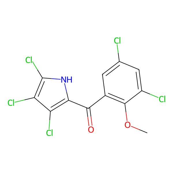 2D Structure of pyrrolomycin J