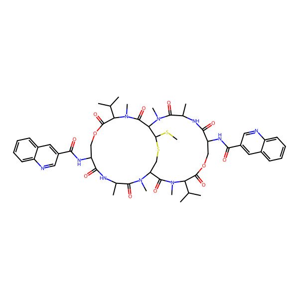 2D Structure of QN-Quinomycin A