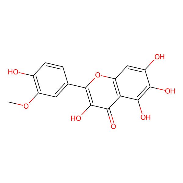 2D Structure of Quercetagetin 3'-methyl ether