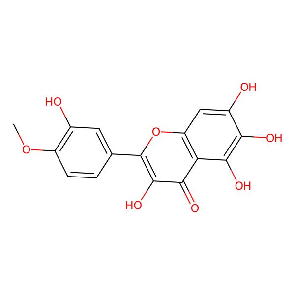 2D Structure of Quercetagetin 4'-methyl ether