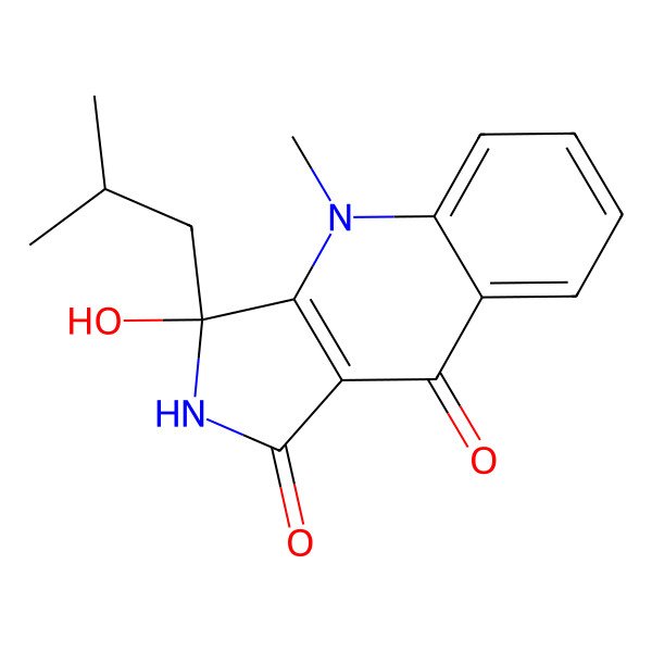 2D Structure of Quinolactacin D1/D2 2D Structure of Quinolactacin D1/D2