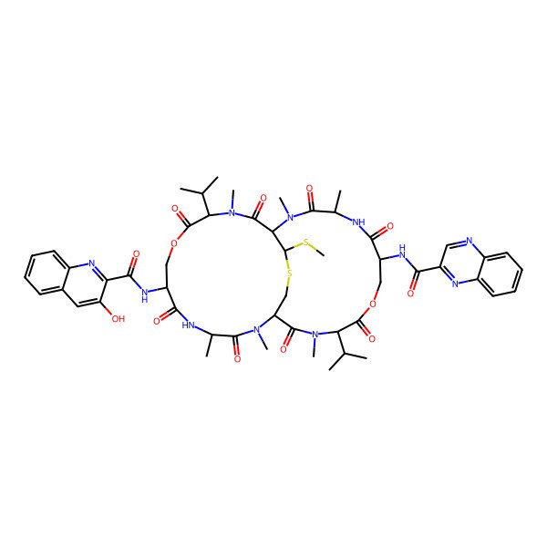 2D Structure of Quinomycin H2