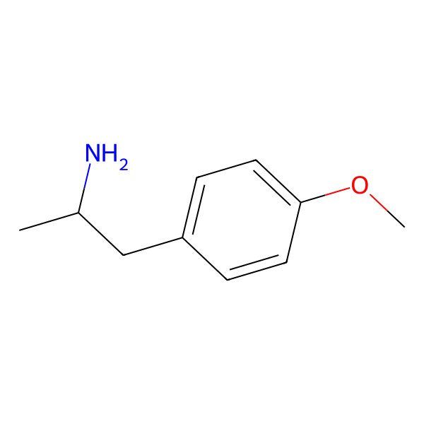 2D Structure of (alphaR)-4-Methoxy-alpha-methylbenzeneethanamine