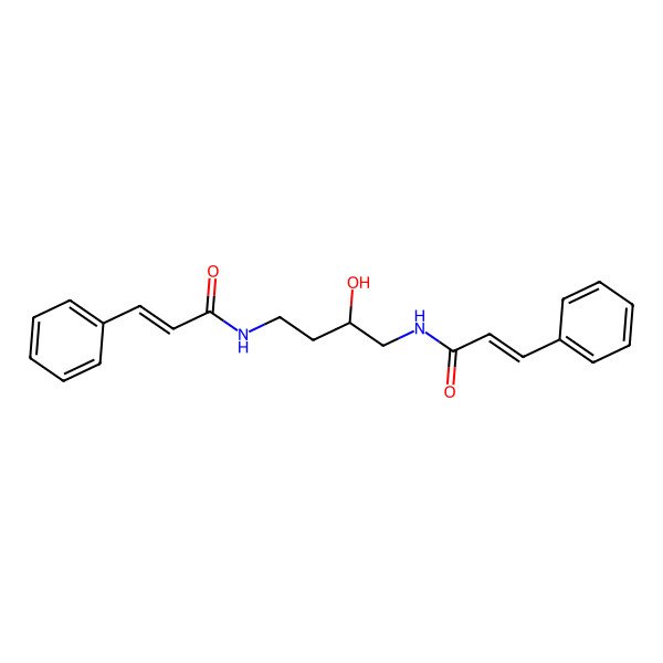 2D Structure of (R)-2-Hydroxyputrescine dicinnamamide