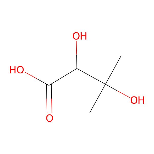 2D Structure of (R)-2,3-dihydroxy-isovalerate