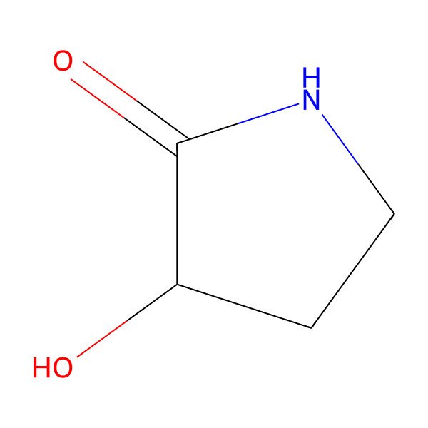 2D Structure of (R)-3-Hydroxypyrrolidin-2-one