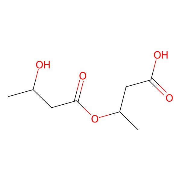 2D Structure of (R)-3-[(R)-3-hydroxybutanoyloxy]butanoic acid