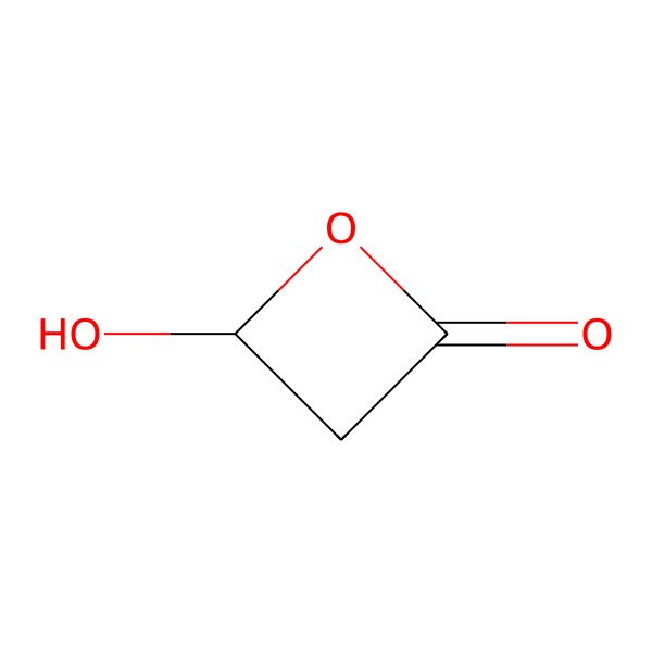 2D Structure of (R)-4-Hydroxyoxetan-2-one