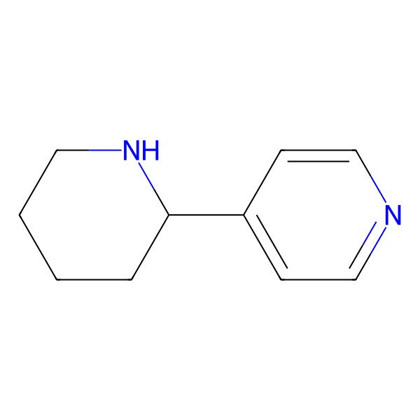 2D Structure of (R)-4-(Piperidin-2-yl)pyridine