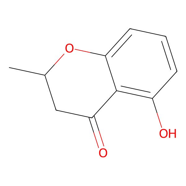 2D Structure of (r)-5-Hydroxy-2-methylchroman-4-one