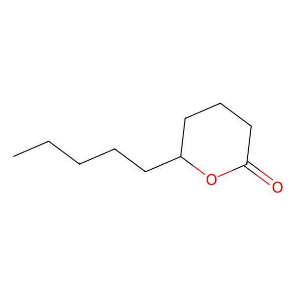2D Structure of delta-Decalactone, (+)-