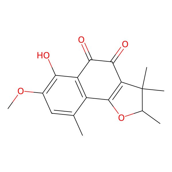 2D Structure of (R)-(+)-8-hydroxy-7-O-methyltrypethelone