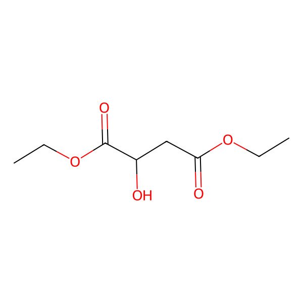 2D Structure of (R)-Diethyl 2-hydroxysuccinate
