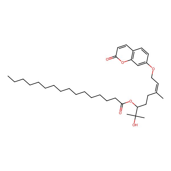 2D Structure of R-(+)-Marmin-6'-Palmitate