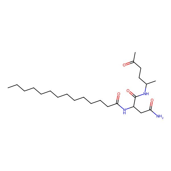2D Structure of (R)-N1-((S)-5-oxohexan-2-yl)-2-tetradecanamidosuccinamide