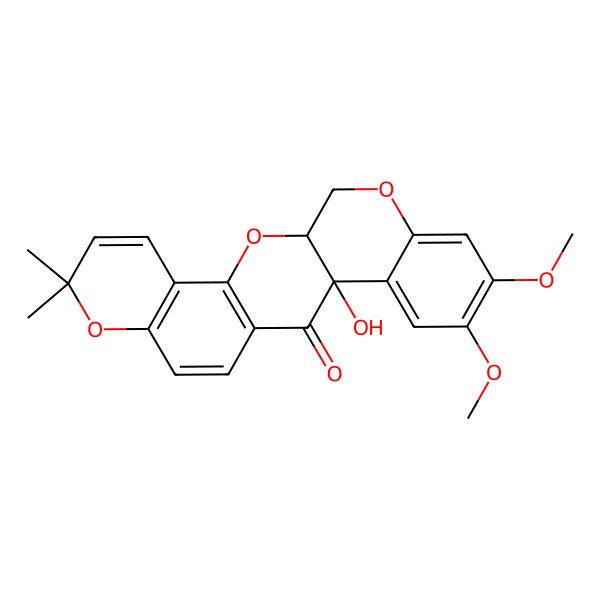 2D Structure of (Rac)-Tephrosin
