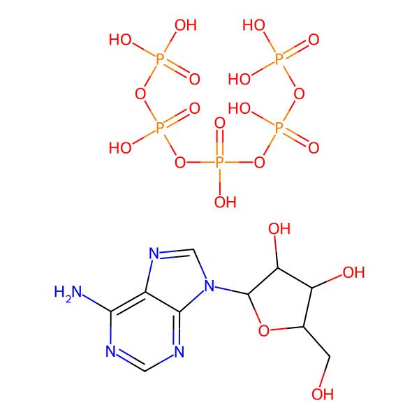 2D Structure of rAdo.P-P-P-P-P