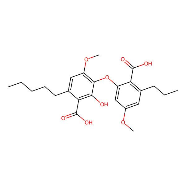 2D Structure of Ramalinic acid B