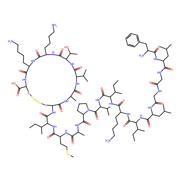 2D Structure of Ranalexin