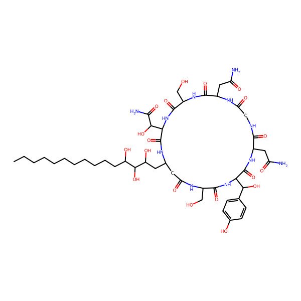 2D Structure of Rel-Burkholdine-1097