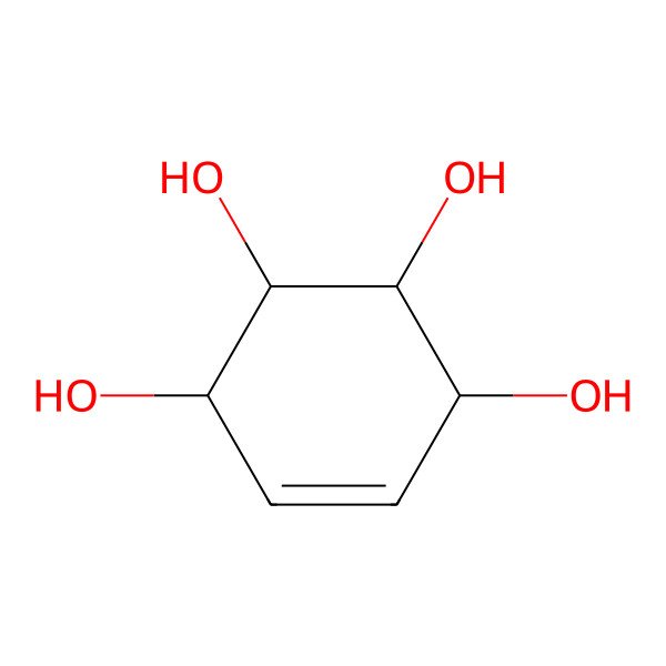 2D Structure of (1R,2S,3S,4S)-cyclohex-5-ene-1,2,3,4-tetrol