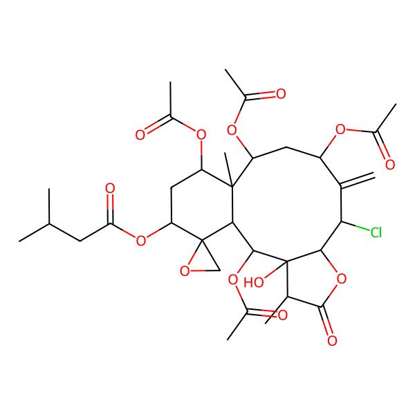 2D Structure of Rel-Gemmacolide T