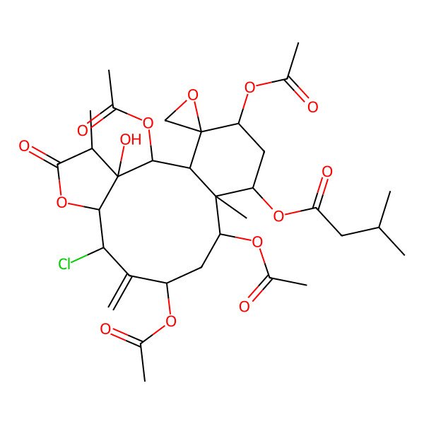 2D Structure of Rel-Gemmacolide U