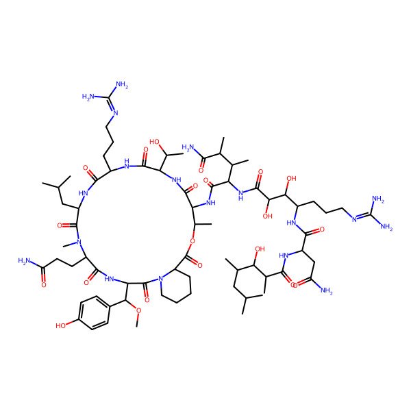 2D Structure of Rel-Neamphamide B