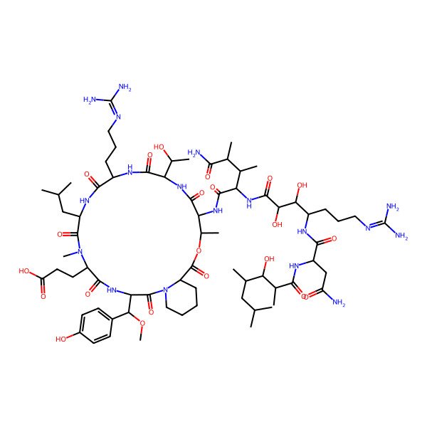 2D Structure of Rel-Neamphamide C