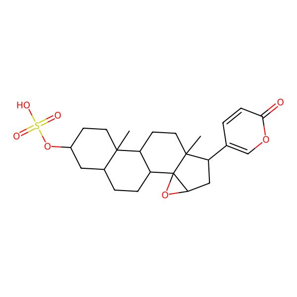 2D Structure of Resibufogenin 3-sulfate