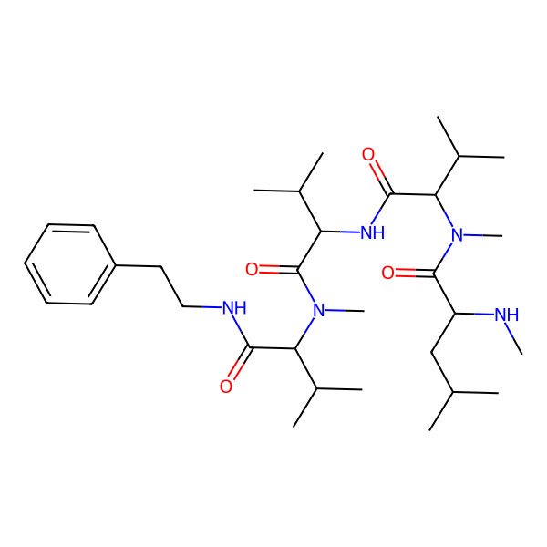 2D Structure of Rhabdopeptide 1