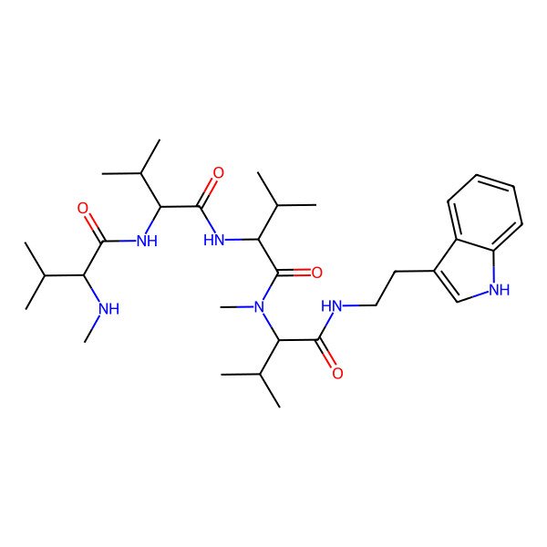 2D Structure of Rhabdopeptide 7