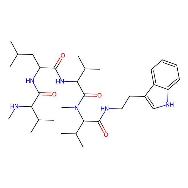 2D Structure of Rhabdopeptide 8