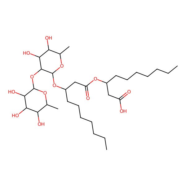 2D Structure of Rhamnolipid R-1