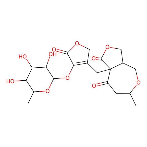 2D Structure of Rhamnosyllactone A