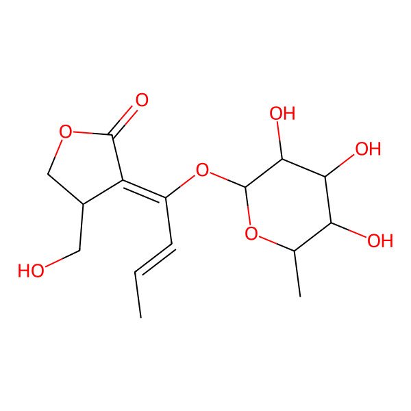 2D Structure of Rhamnosyllactone B1