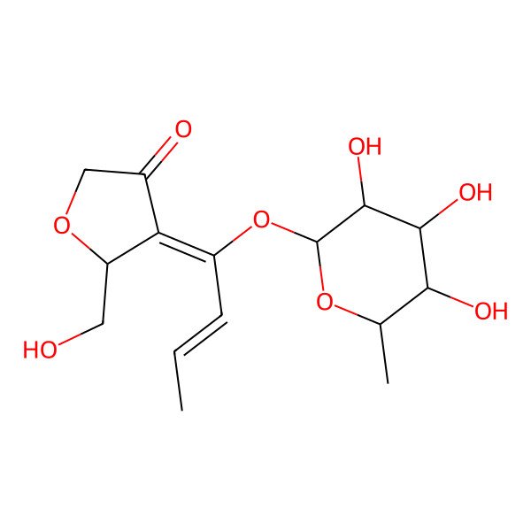 2D Structure of Rhamnosyllactone B2