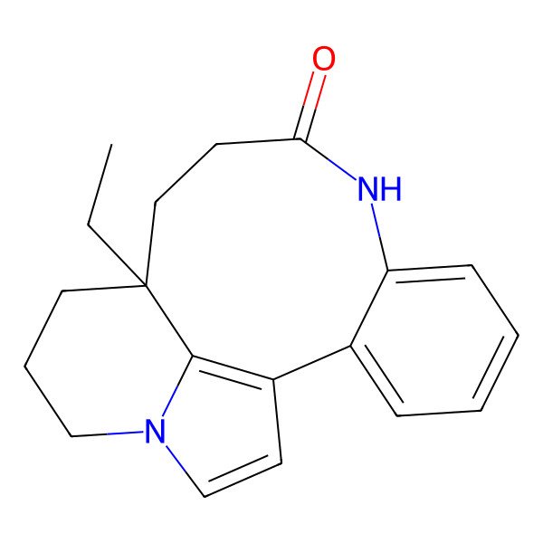 2D Structure of Rhazinilam