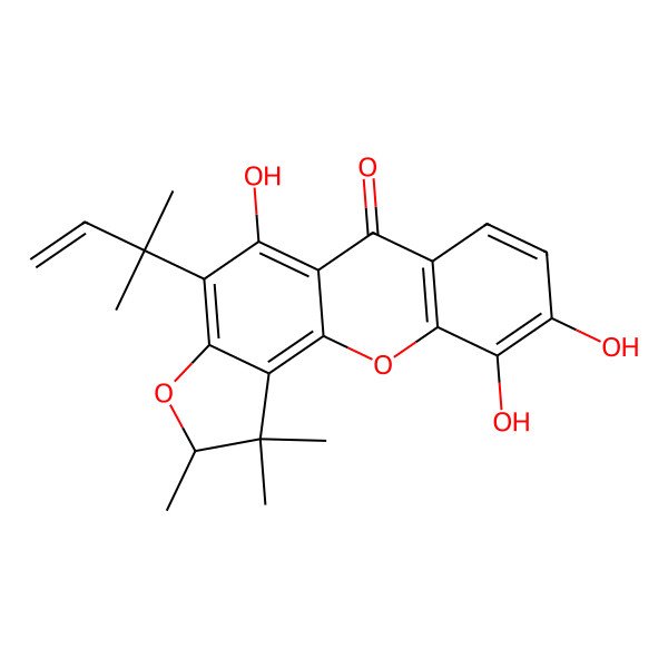 2D Structure of Rheediaxanthone B