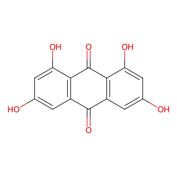 2D Structure of Rheoemodin