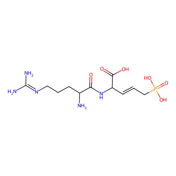 2D Structure of Rhizocticin A
