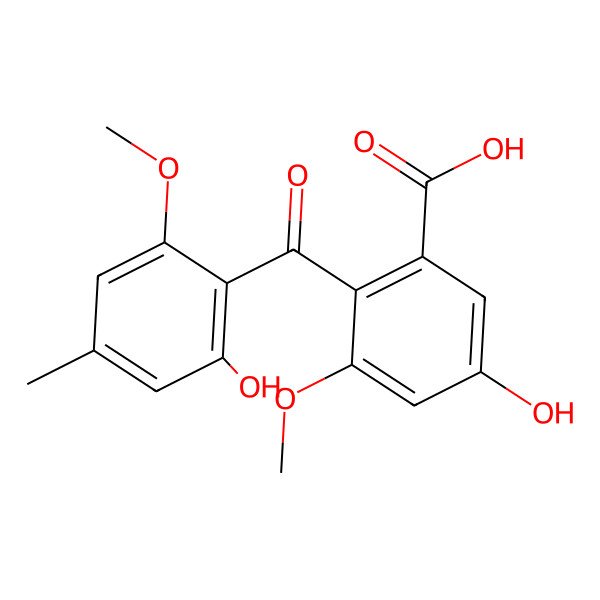 2D Structure of Rhizoctonic acid