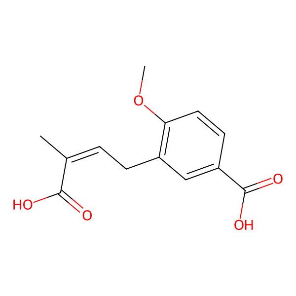 2D Structure of Rhizopycnis acid A